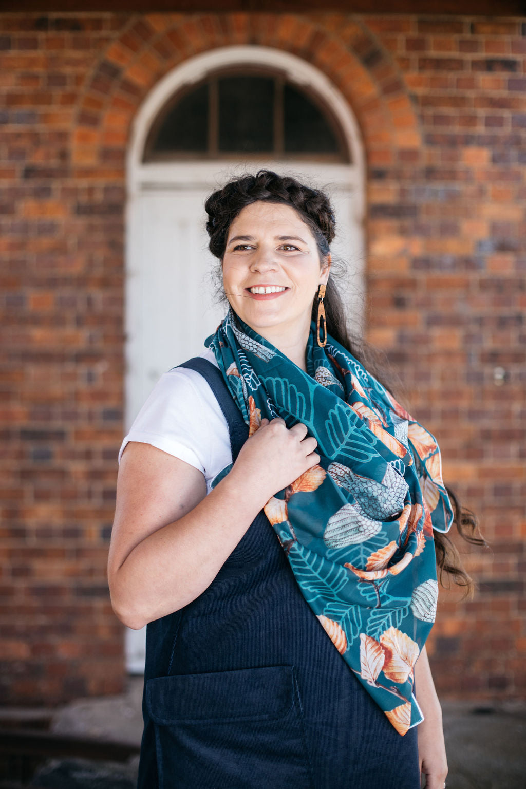 Silken Chic Scarves - Turning Fagus Scarf The Spotted Quoll Studio 