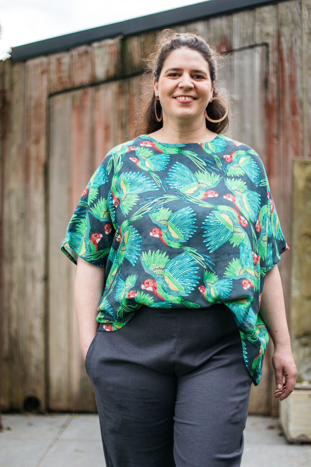 Freedom Top Organic Cotton - Eastern Rosella Top The Spotted Quoll 