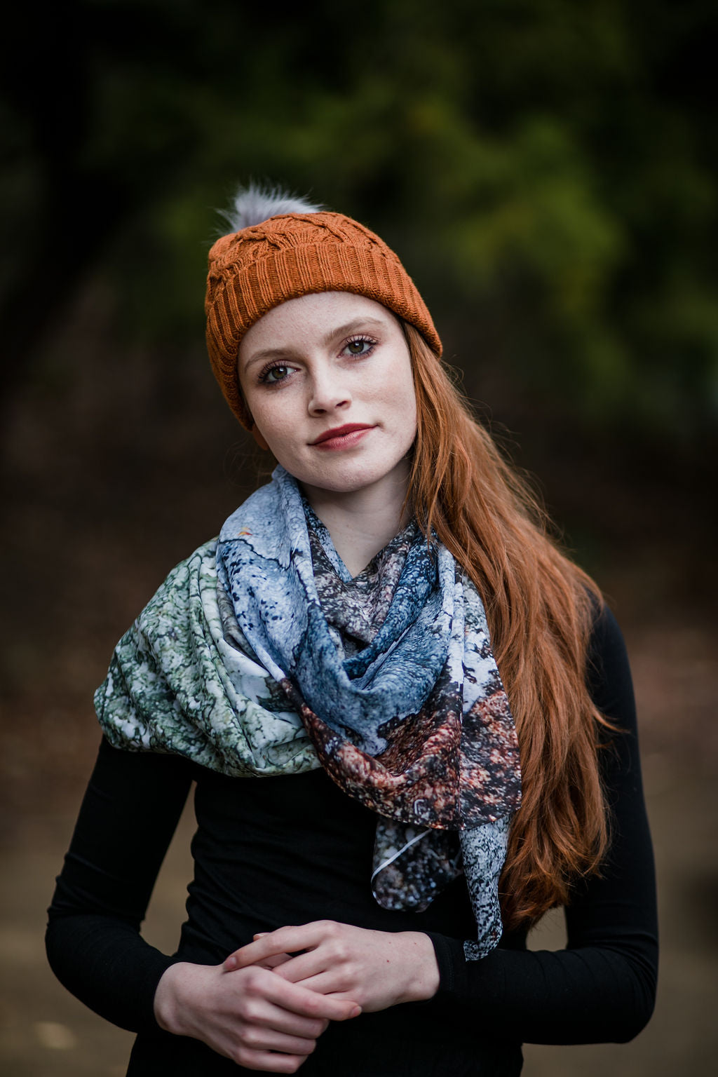 Silken Chic Scarves - Lichen Scarves The Spotted Quoll 