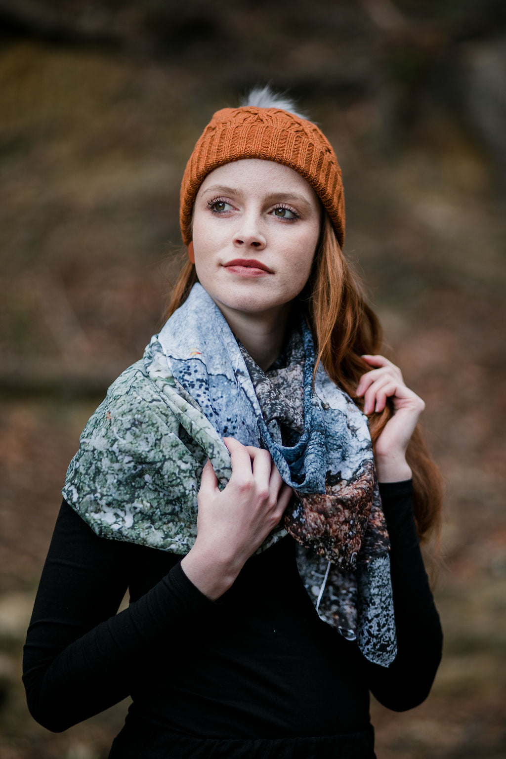 Silken Chic Scarves - Lichen Scarves The Spotted Quoll 
