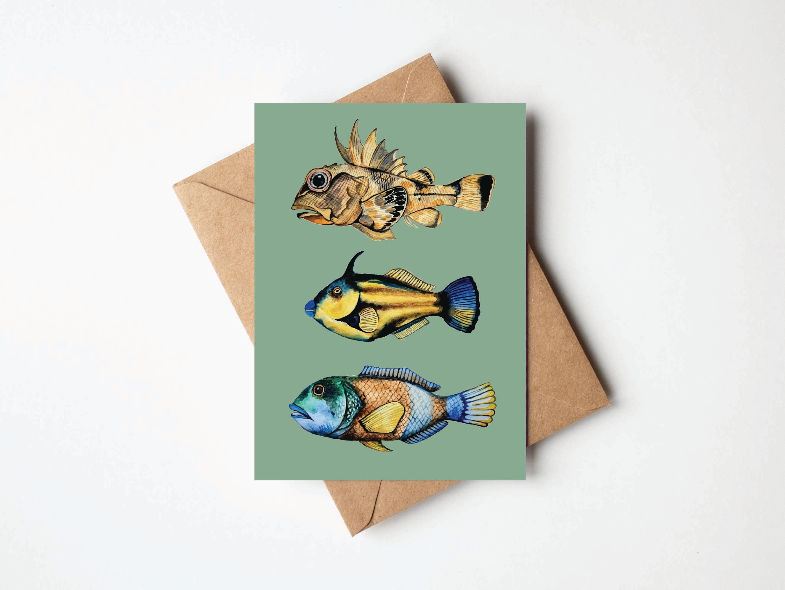 Bosa Art Co Greeting Cards greeting cards Bosa Art Co Fish 