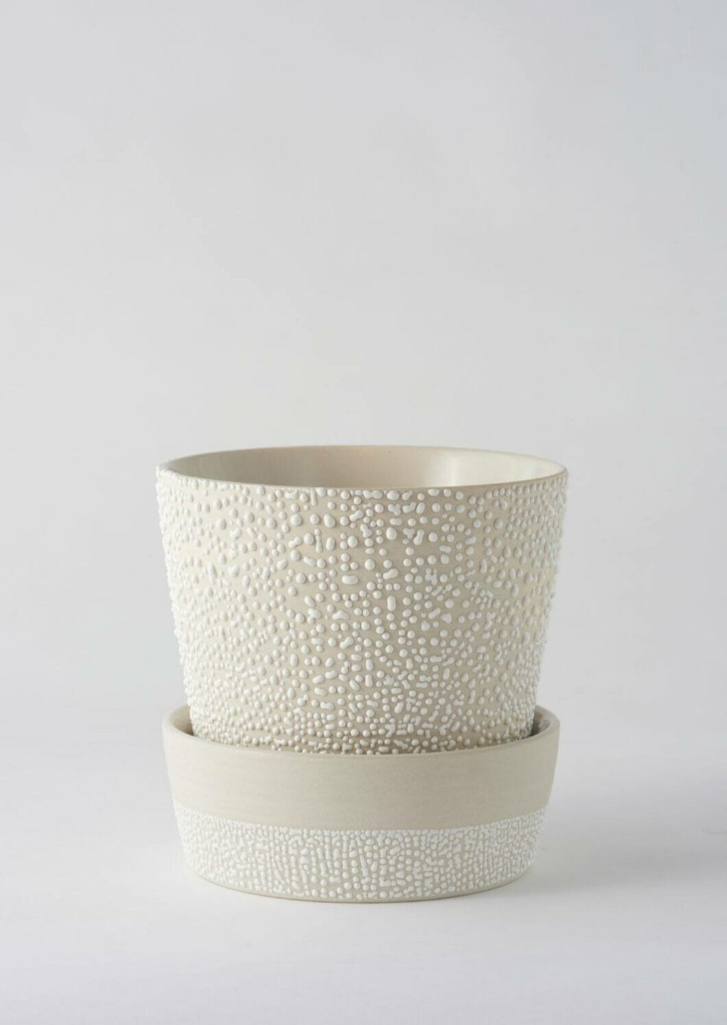 White Water Bead Plant Pot - Angus and Celeste Pots Angus and Celeste 