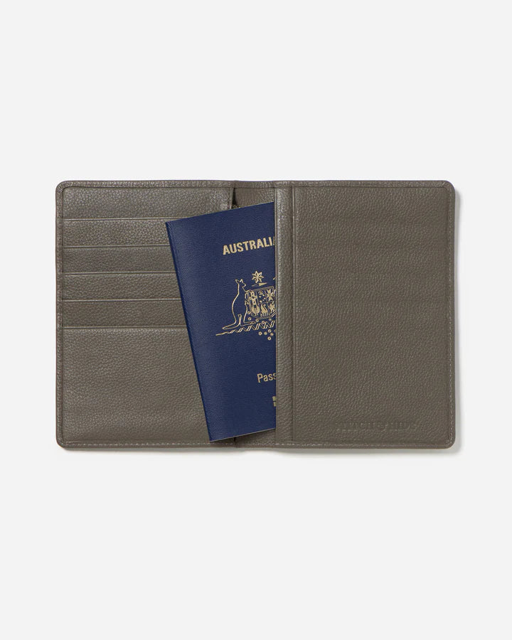 Atlas Passport Holder - Stitch & Hide Handbags, Wallets & Cases Stitch and Hide Stone 