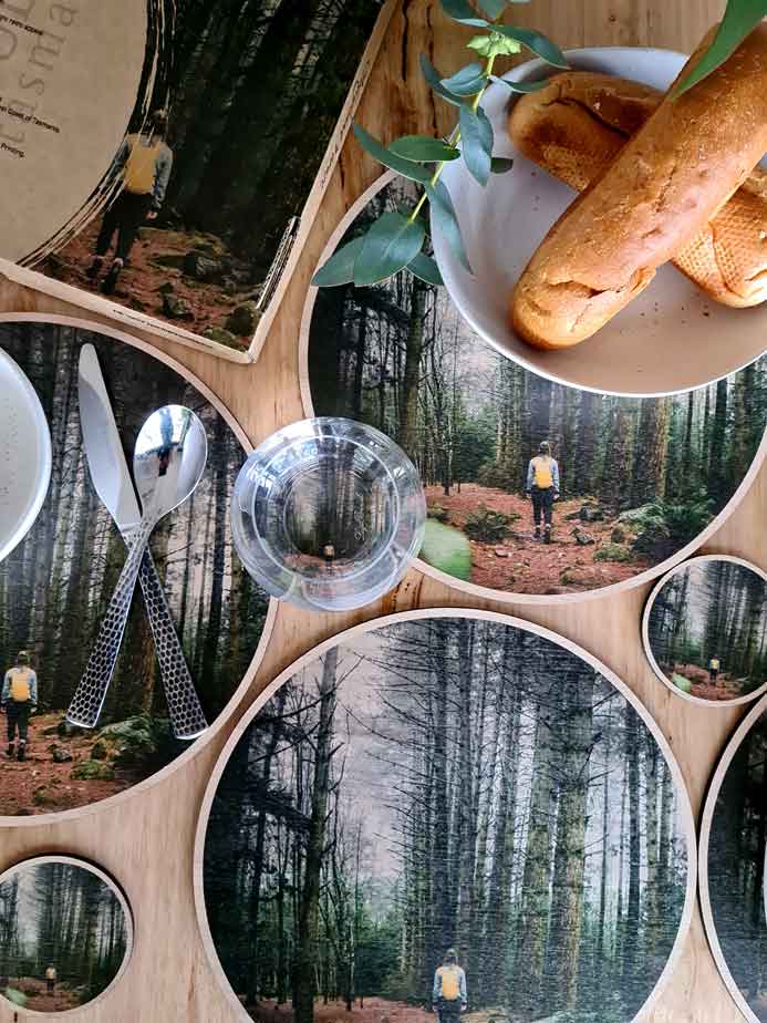 Placemat and Coaster Sets - Hamish Lockett placemats The Spotted Quoll Holly Bank Forest Set 