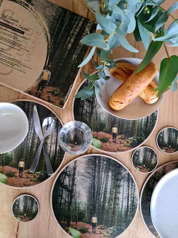 Placemat and Coaster Sets - Hamish Lockett placemats The Spotted Quoll 