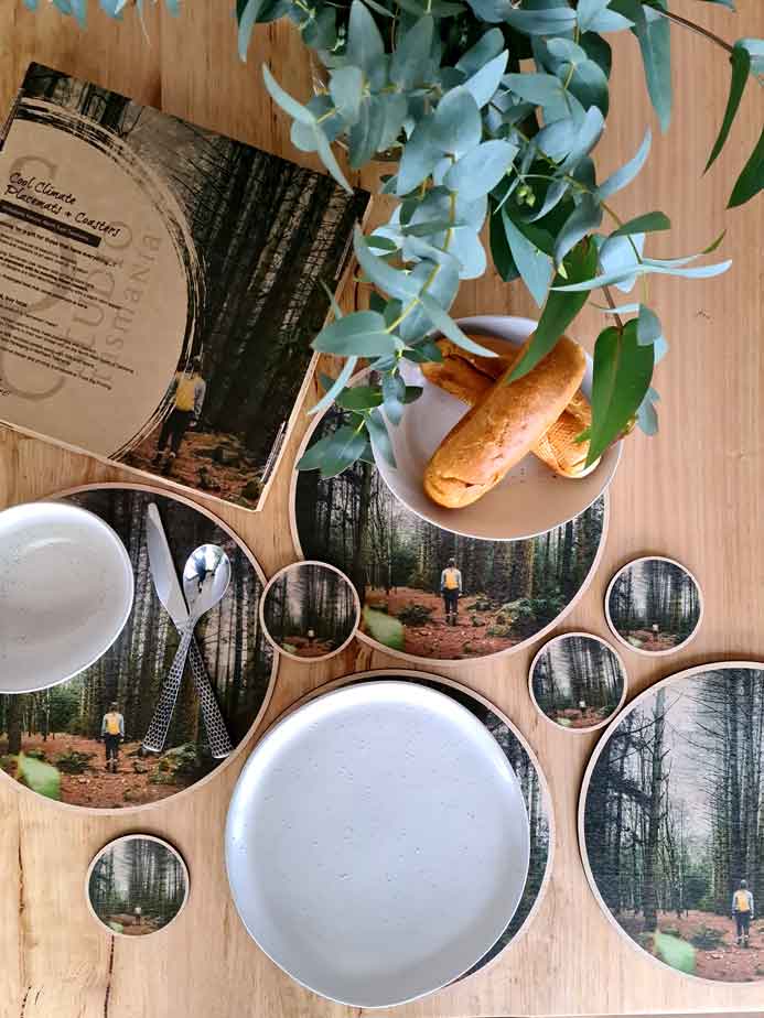 Placemat and Coaster Sets - Hamish Lockett placemats The Spotted Quoll 