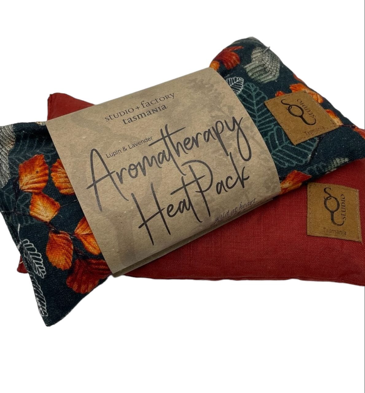 Aromatherapy Heat/Cold pack - Lupin & Lavender Heating Pads The Spotted Quoll Double Trouble Fagus / Rust Sheen 