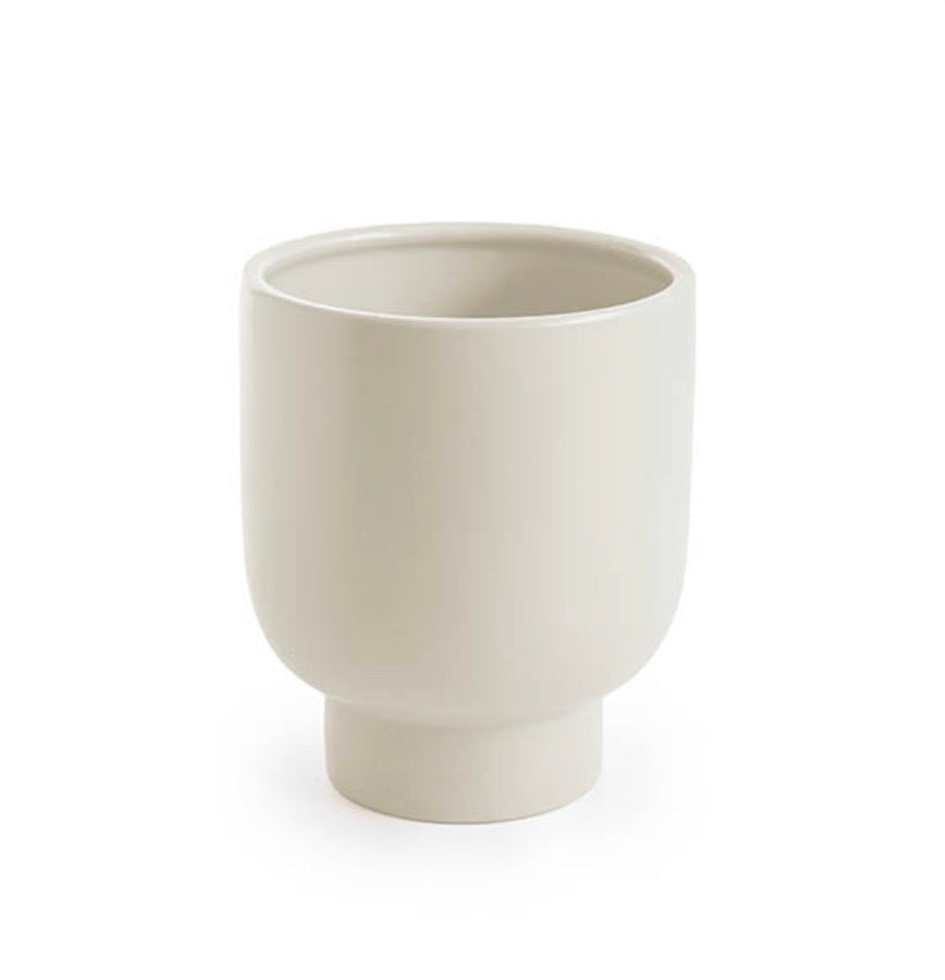 Buffalo Pot Planter (Ceramic) Pots Koch & Co Large White 