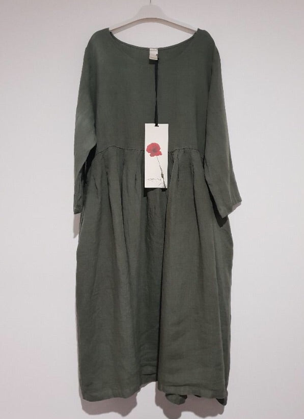 Montaigne Italian Linen Baggy Dress Dress Etika 