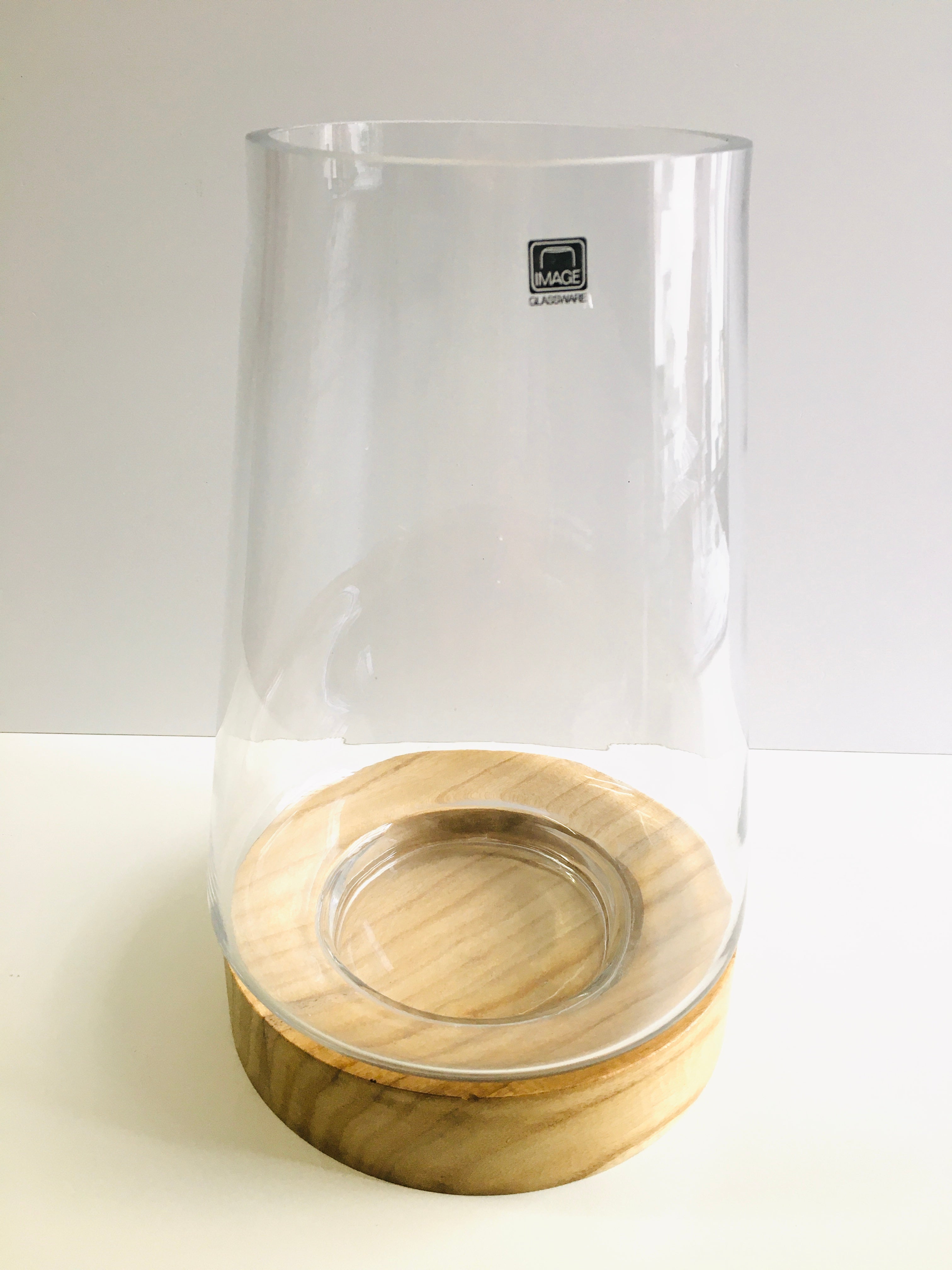 Water Plant Vase - DIY Home & Garden Waratah Glass Hurricane Jar (27cm tall) 