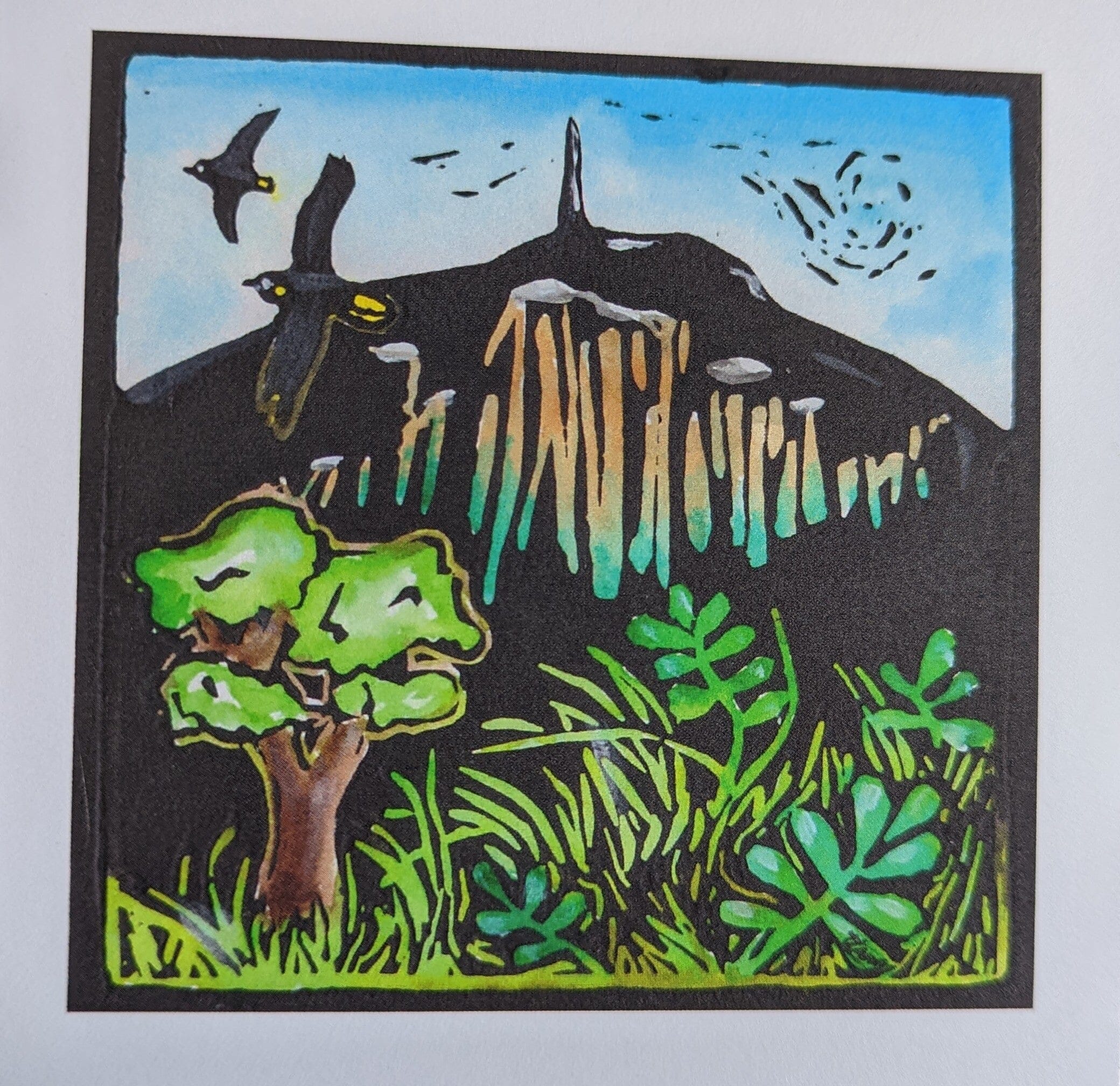Tasmanian Greeting Cards by Ilana Bea Designs greeting cards Ilana Bea Designs kunanyi / Mt Wellington 