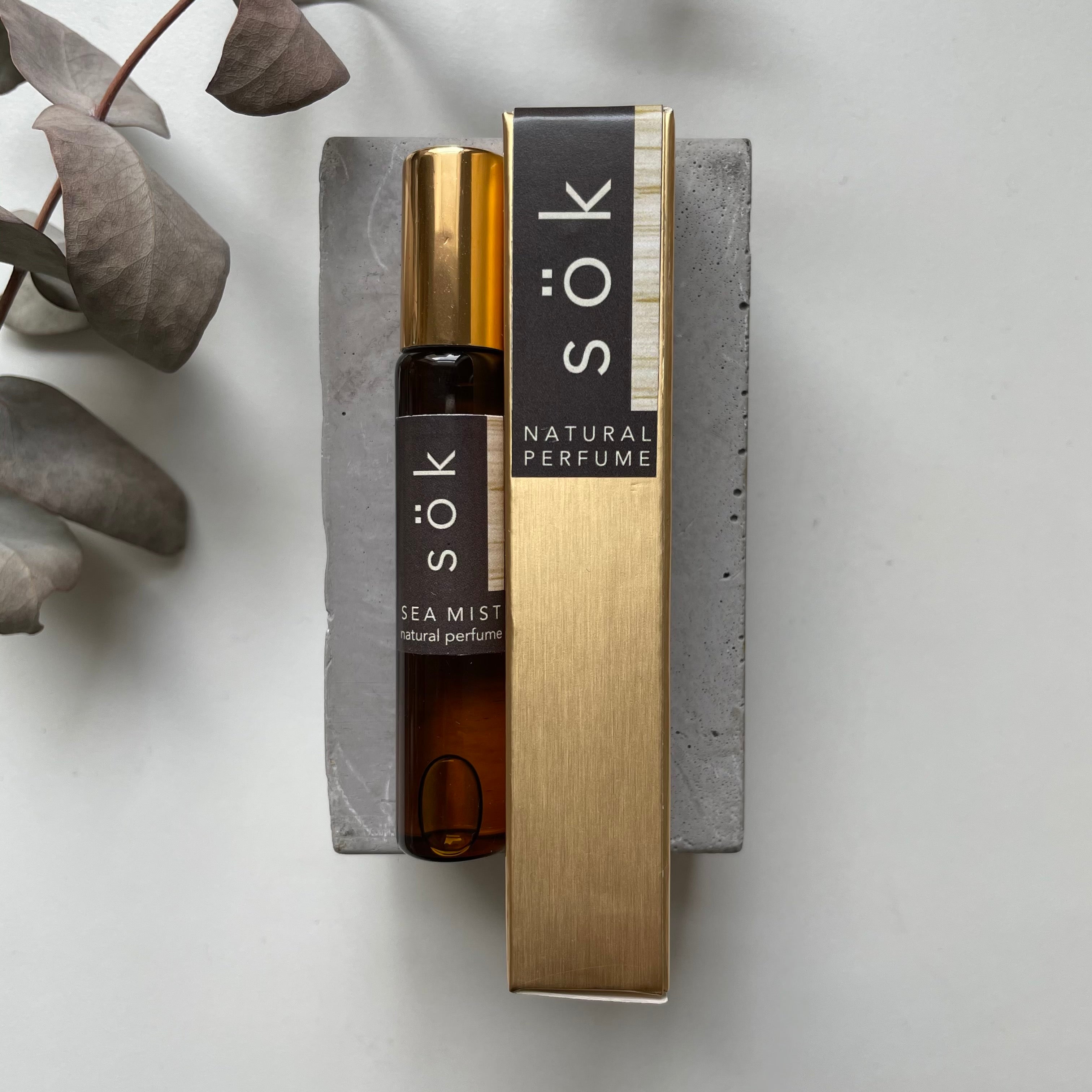 SÖK Natural Roll-On Perfume Body SOK Sea Mist 