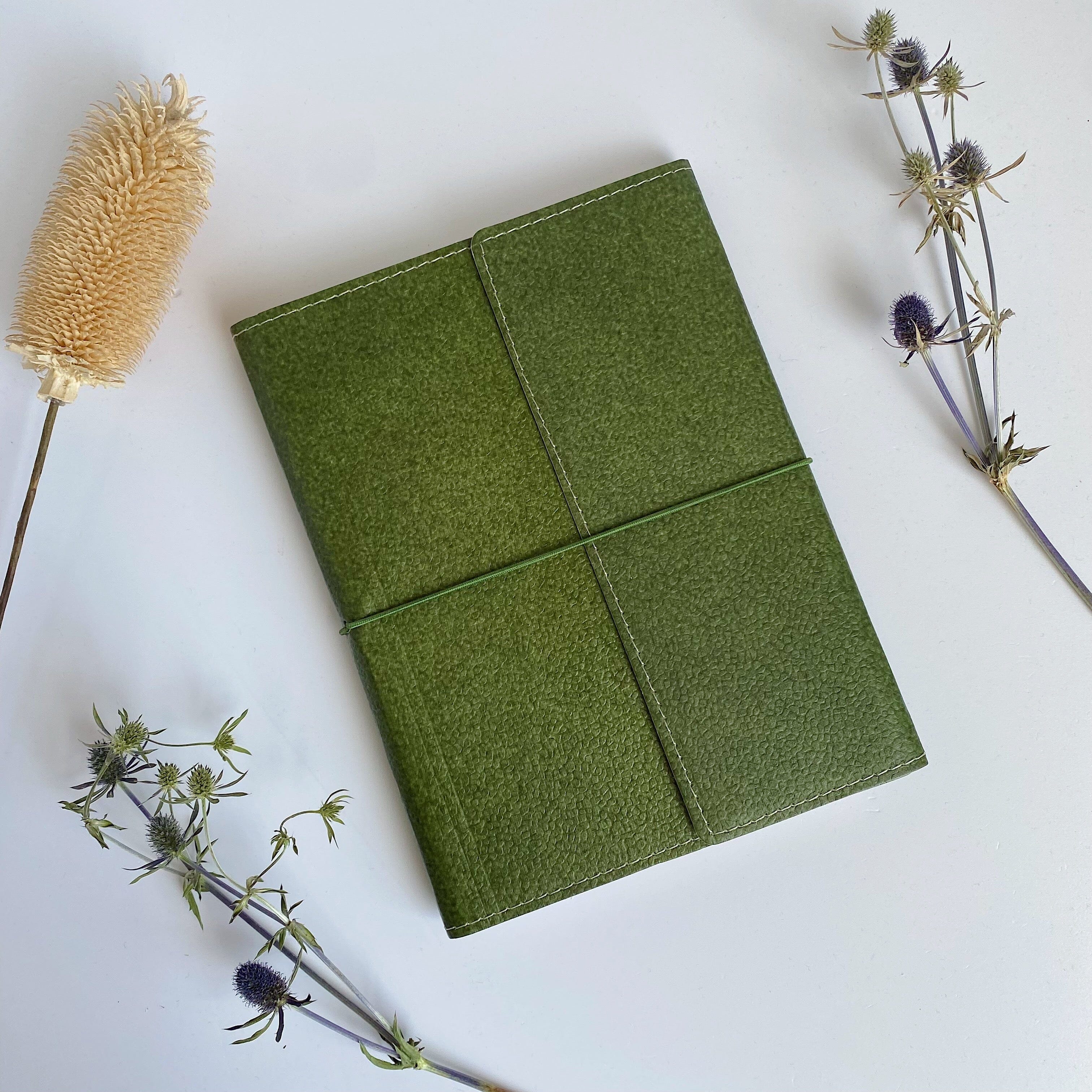 Nabil Notebook- Recycled Cotton Cover Notebook Rayell Forest Green 