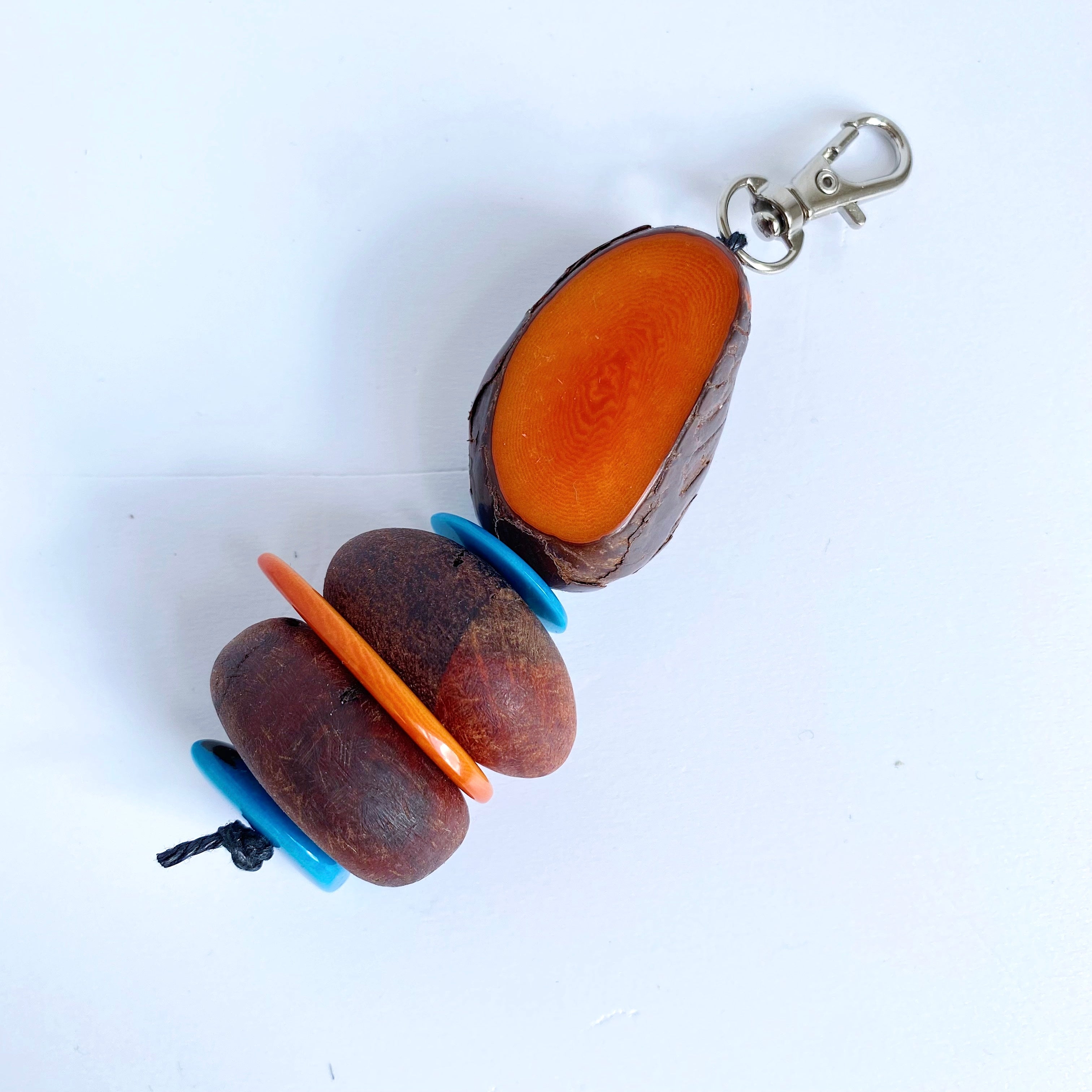 Eco Beads Key Ring key ring The Spotted Quoll Studio Orange Skies 