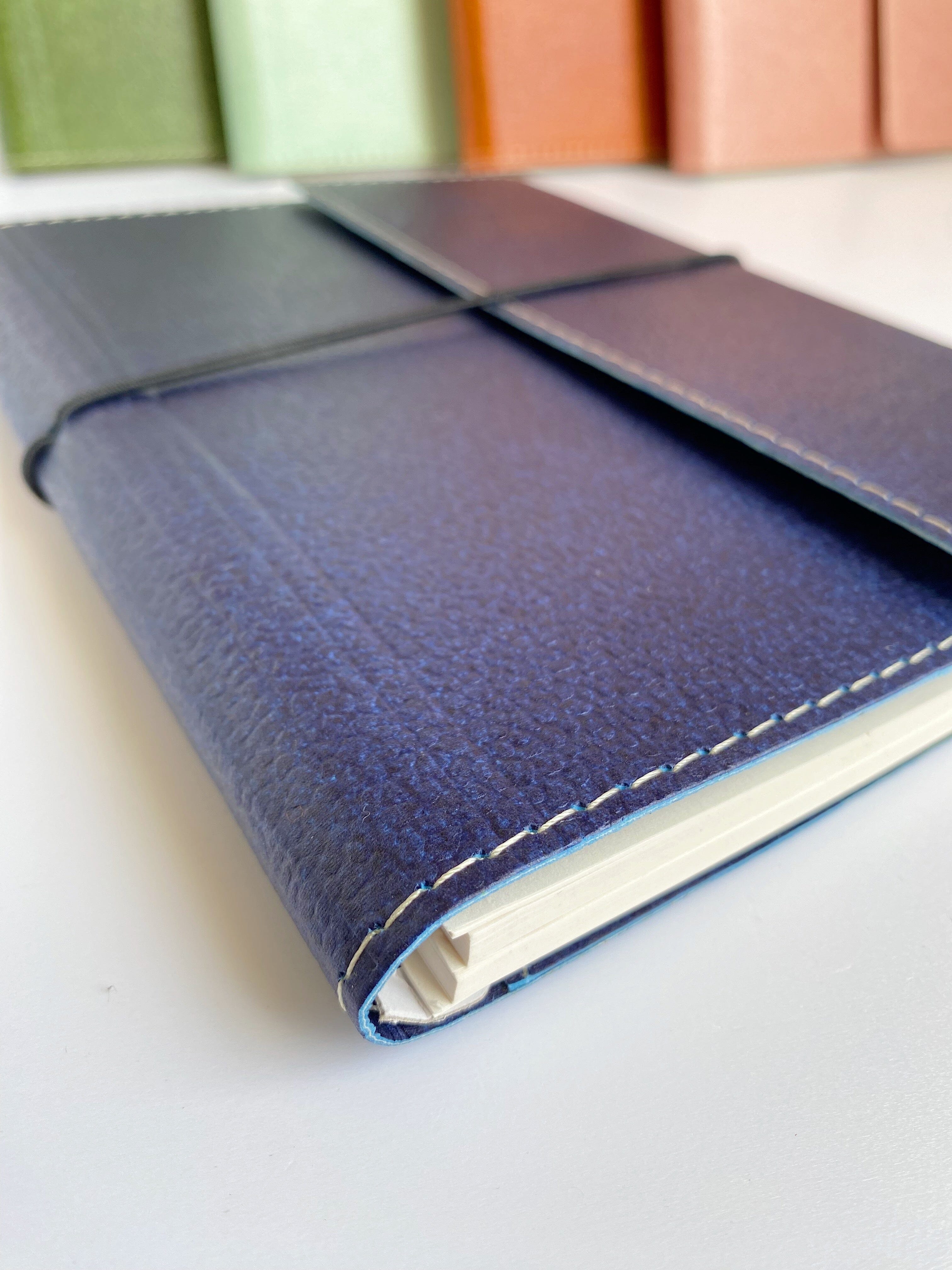 Nabil Notebook- Recycled Cotton Cover Notebook Rayell Navy 