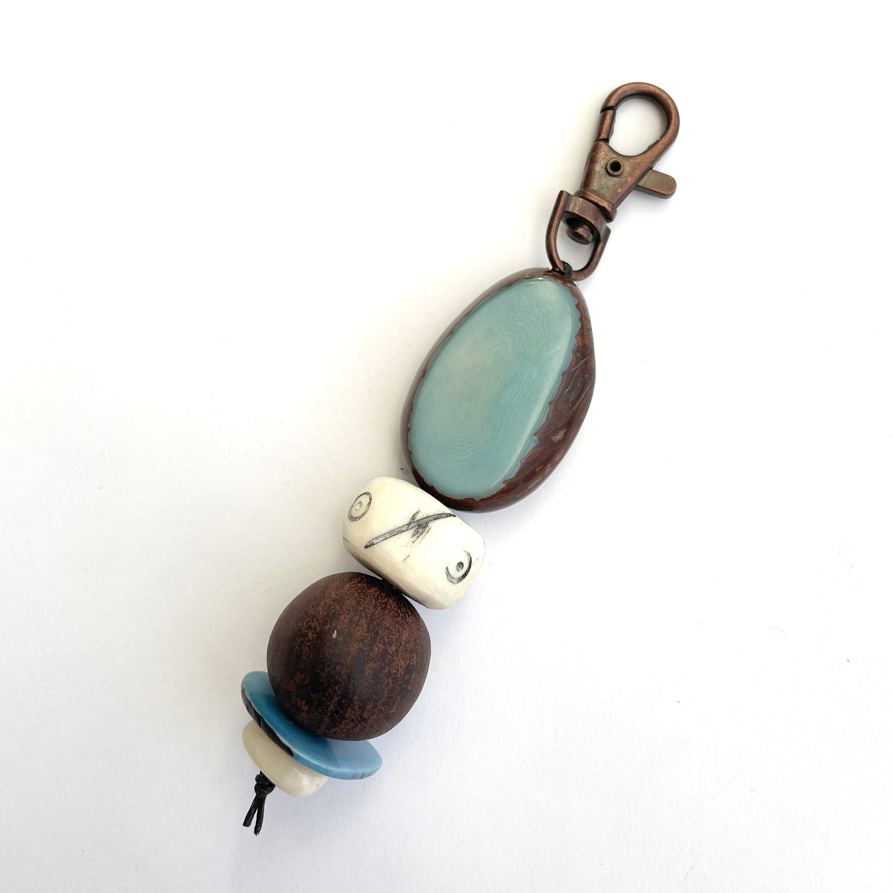 Eco Beads Key Ring key ring The Spotted Quoll Studio Arctic 