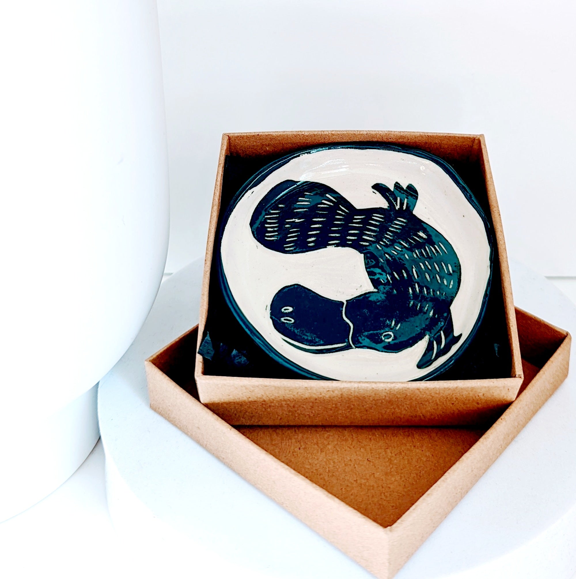 Aurora Fae Gift Box Trinket Dishes Ceramics The Aurora Fae Amulet Green Platypus 