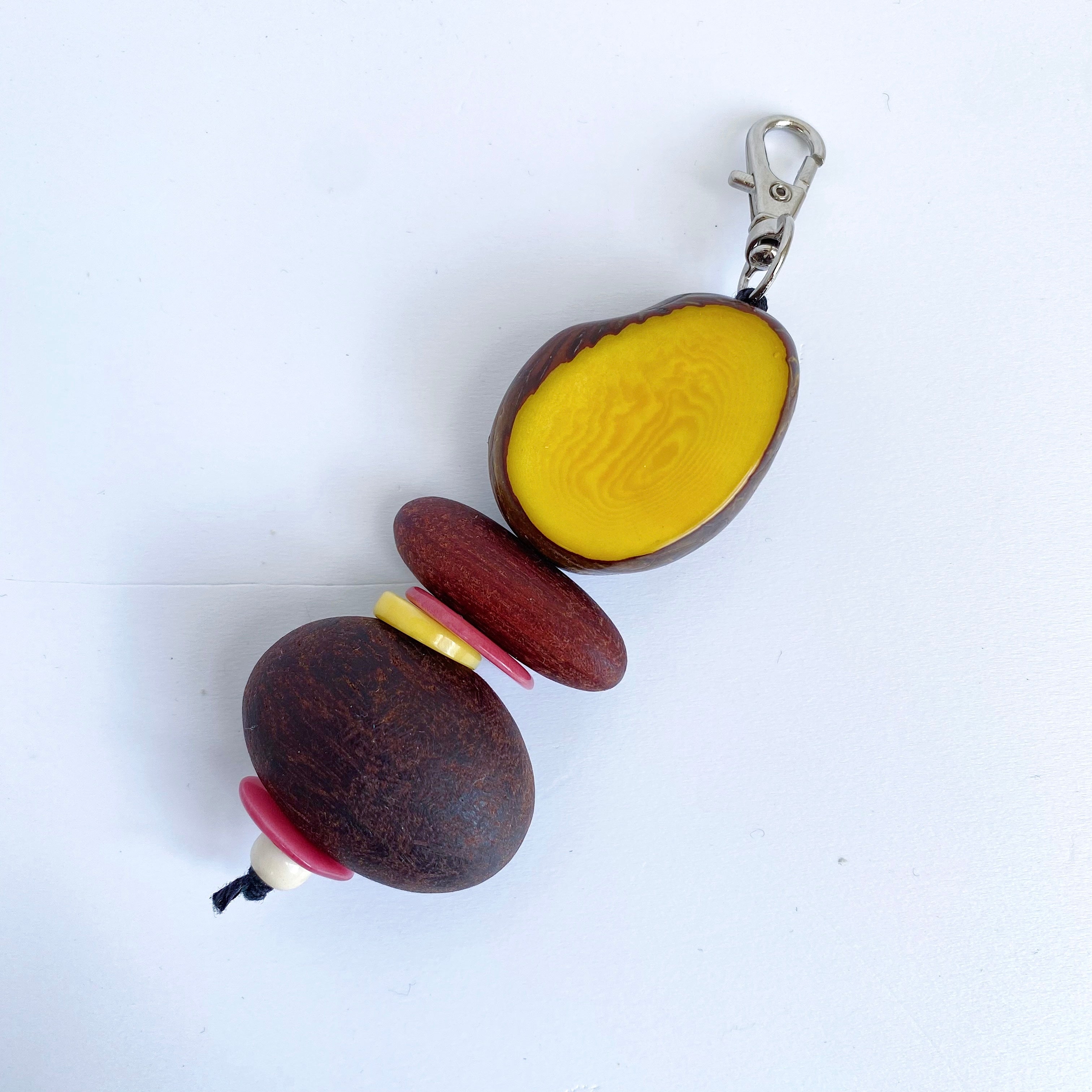 Eco Beads Key Ring key ring The Spotted Quoll Studio Spring Bloom 