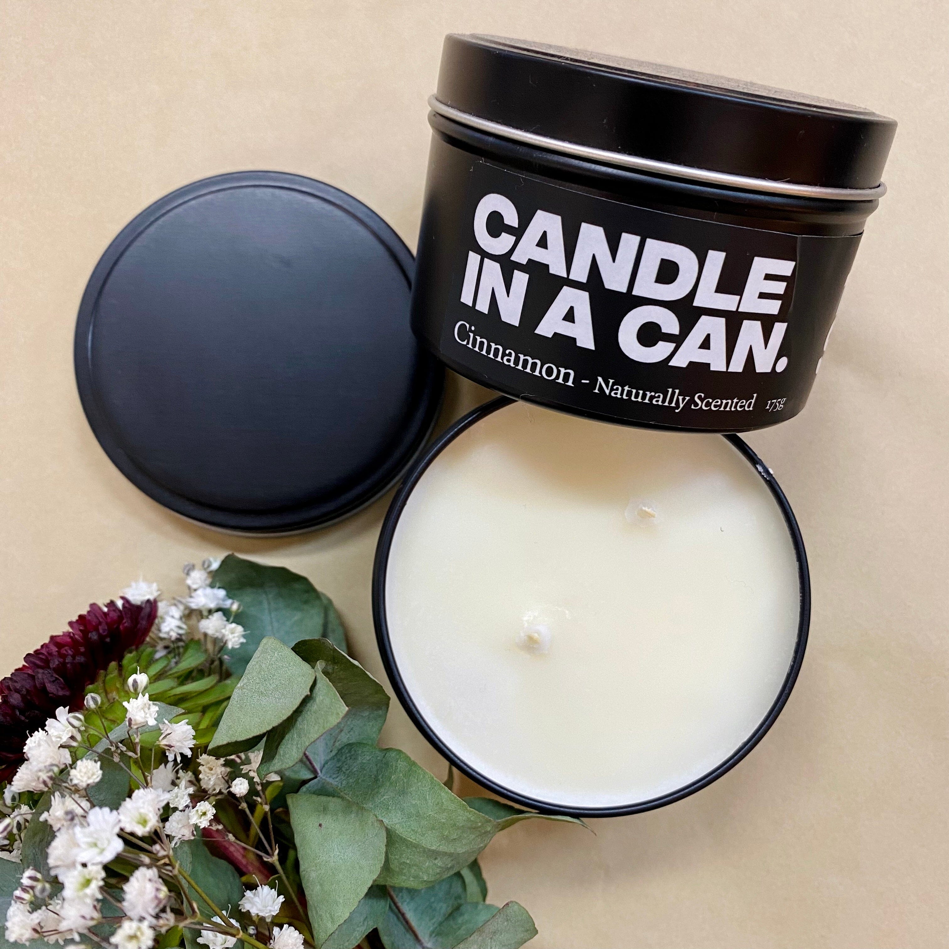 Candle in a Can by Trouble Smiths Candles Trouble Smiths Cinnamon 