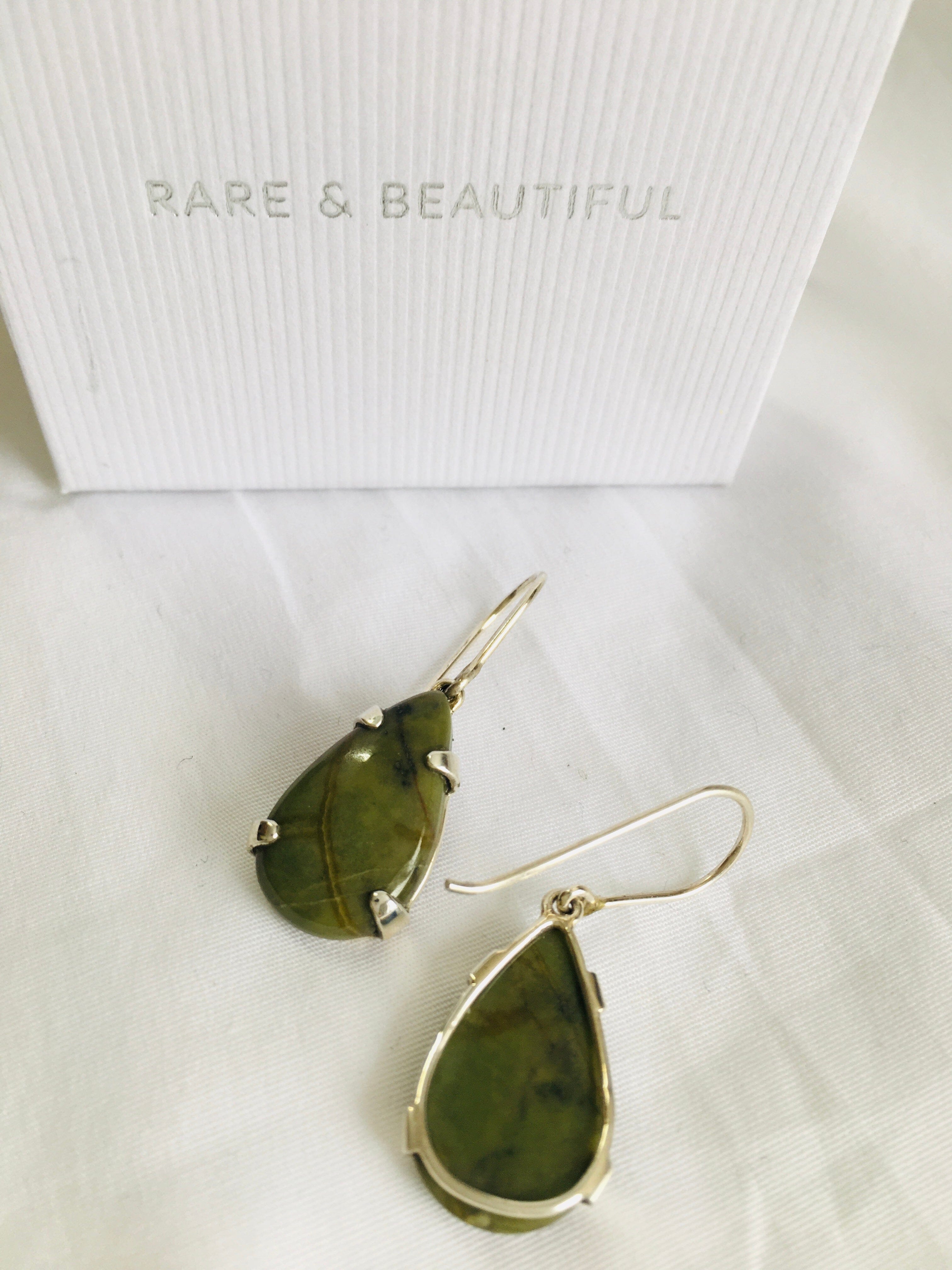 Tasmanian Jade Collection - The Rare and the Beautiful Necklaces The rare and Beautiful Teardrop Earrings (35mm) 