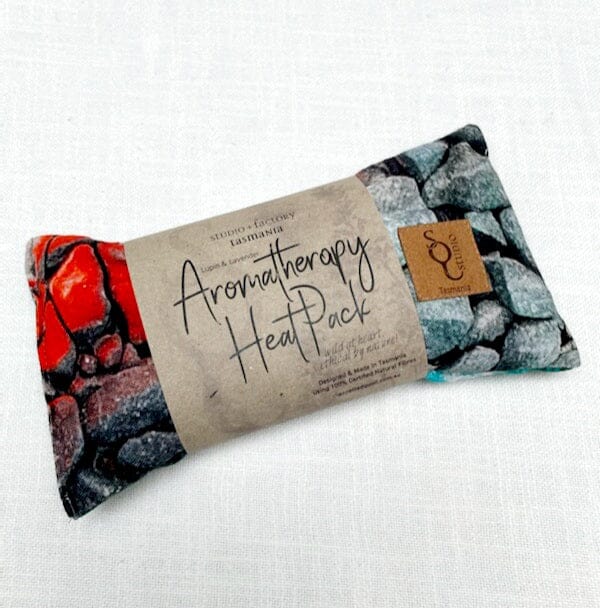 Aromatherapy Heat/Cold pack - Lupin & Lavender Heating Pads The Spotted Quoll Single Small Aerial Bay of Fires 