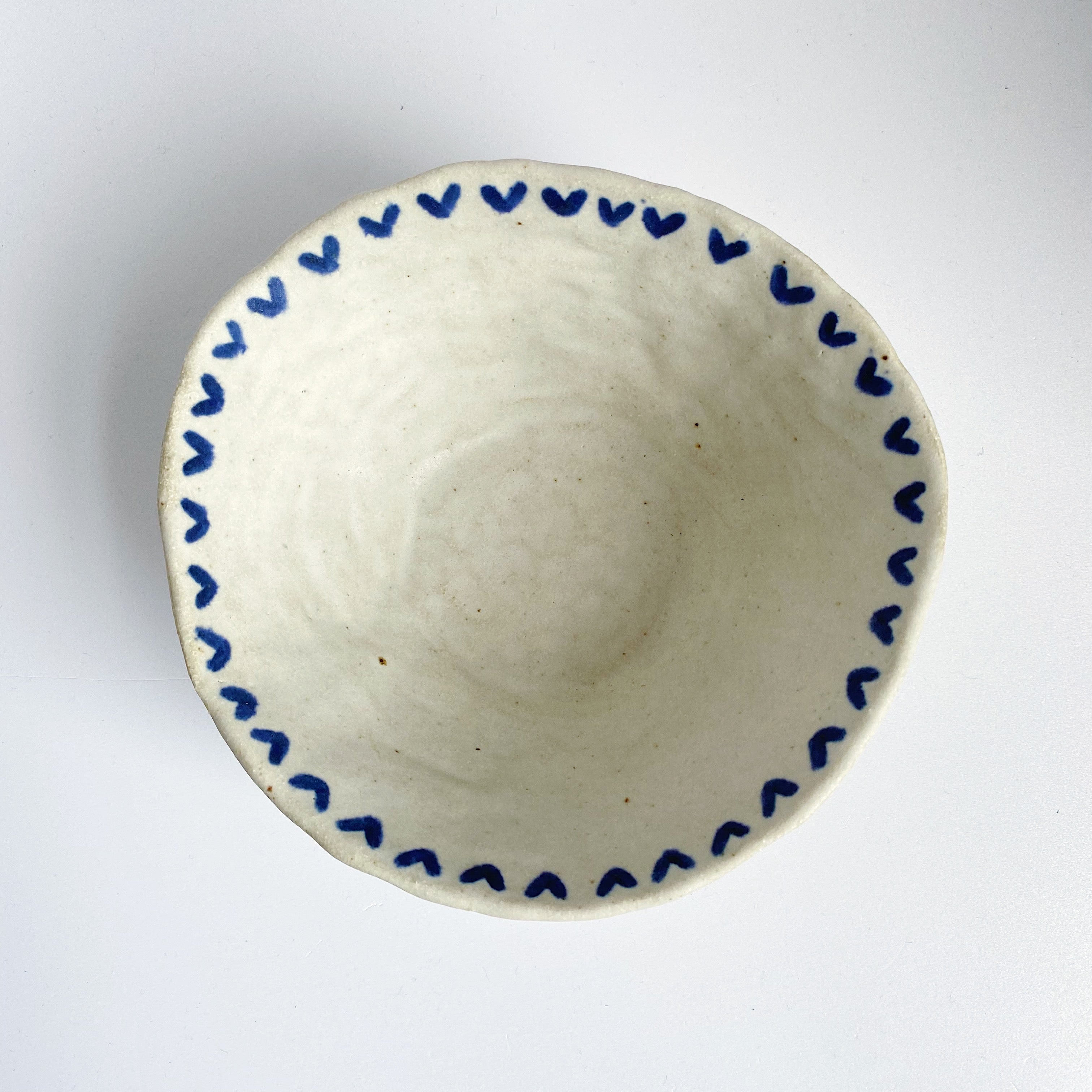 Ceramics by Jude - Bowls & Dishes Ceramics Ceramics by Jude Bowl Navy Hearts 