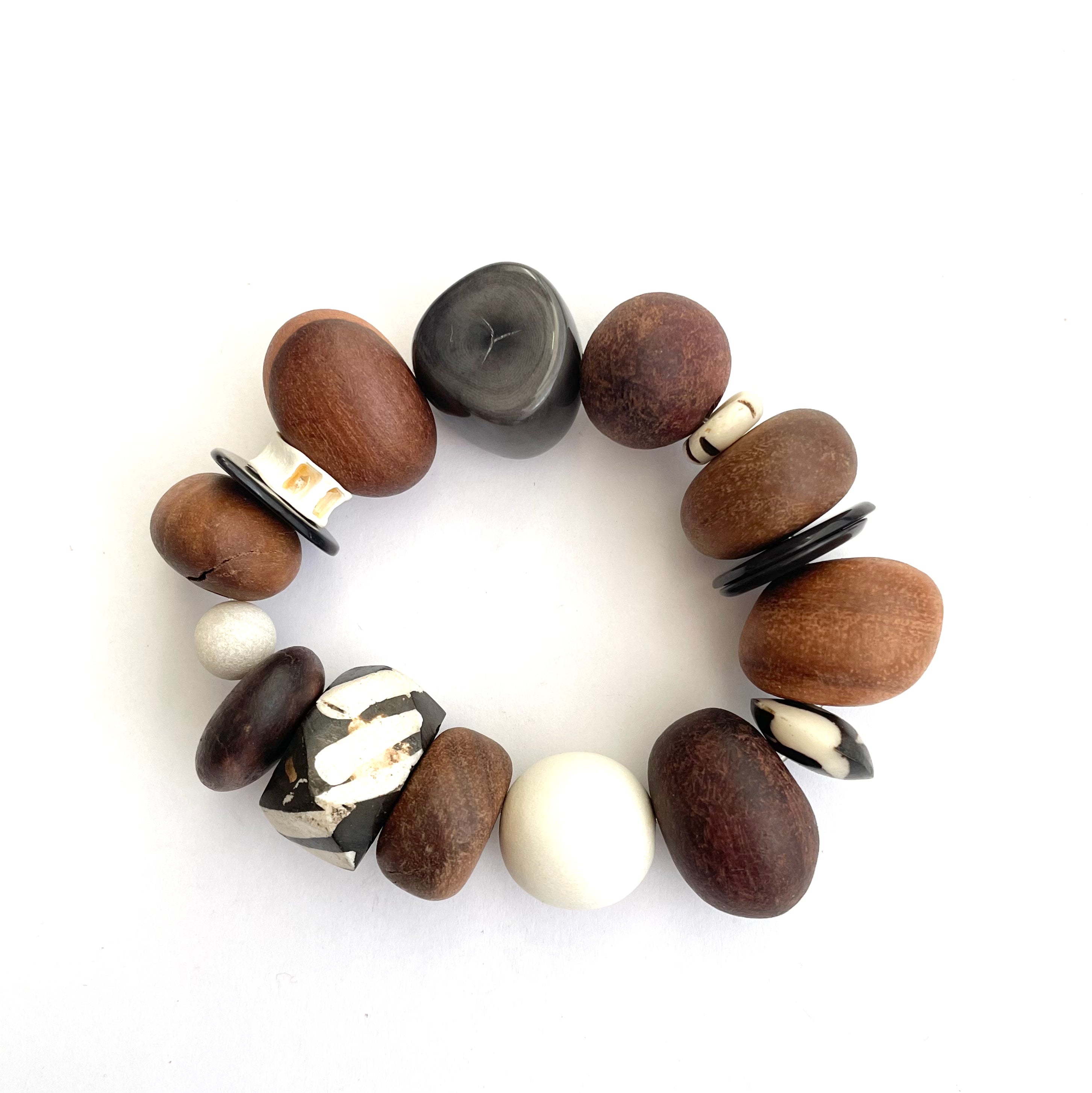 Eco Beads Bracelet Eco Beads The Spotted Quoll Shadow 