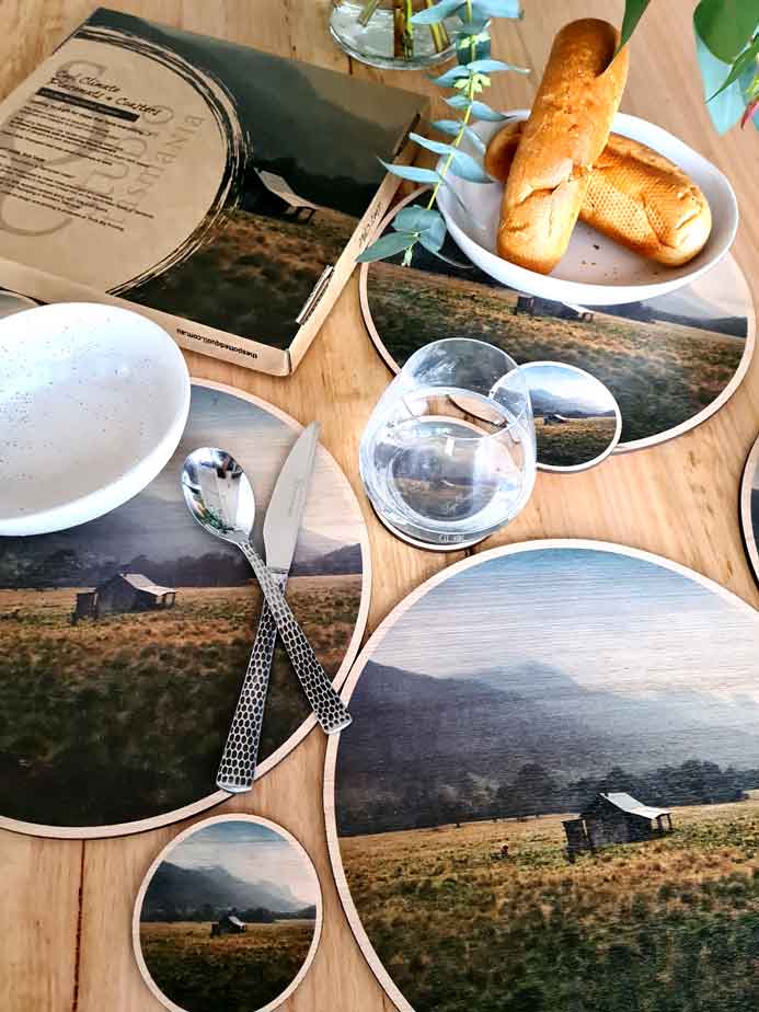 Placemat and Coaster Sets - Hamish Lockett placemats The Spotted Quoll 