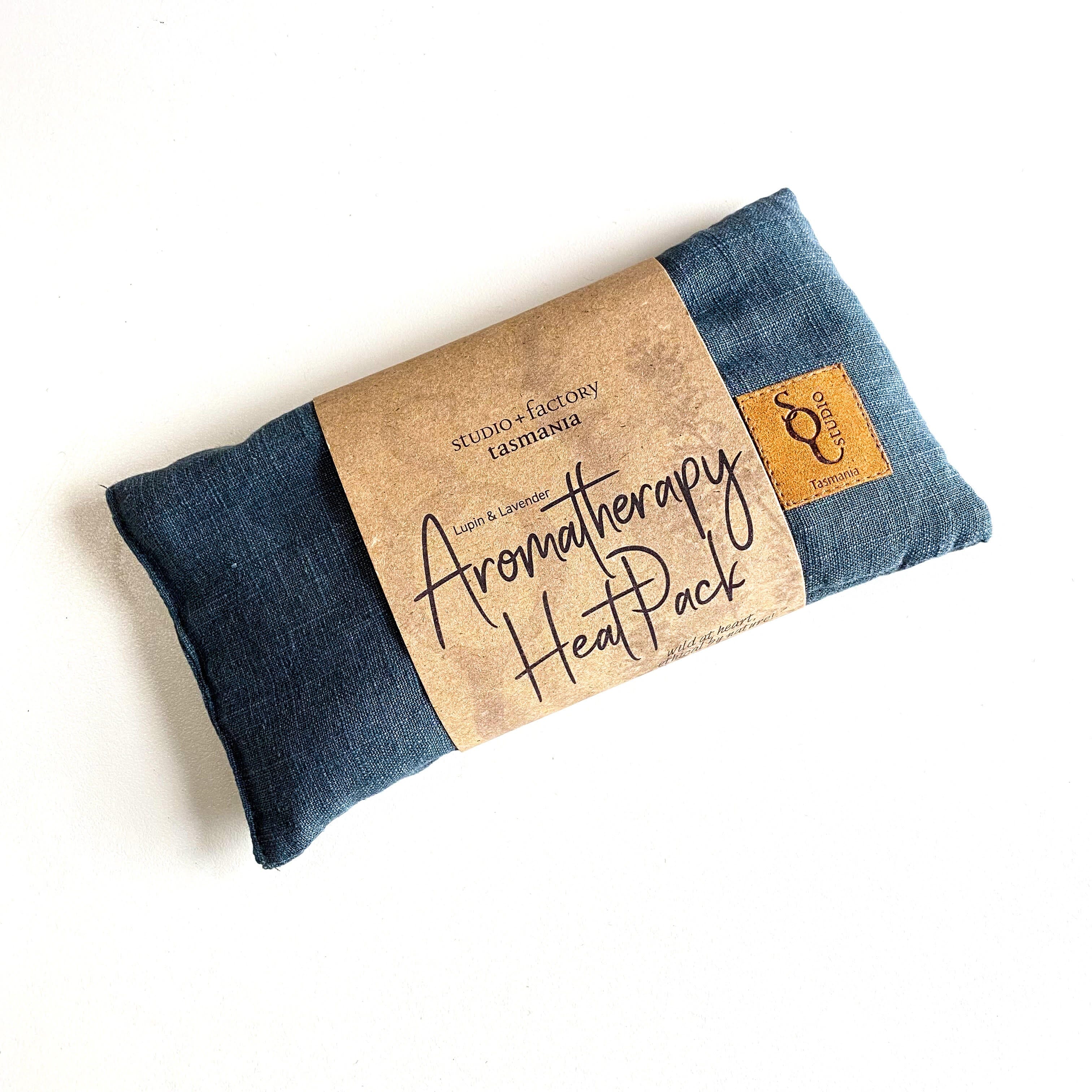 Aromatherapy Heat/Cold pack - Lupin & Lavender Heating Pads The Spotted Quoll Single Small Slate 