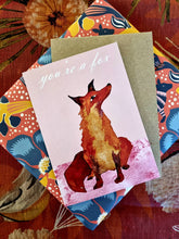 Bosa Art Co Greeting Cards greeting cards Bosa Art Co You're a fox 